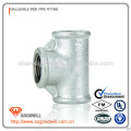 four way tee pipe fitting